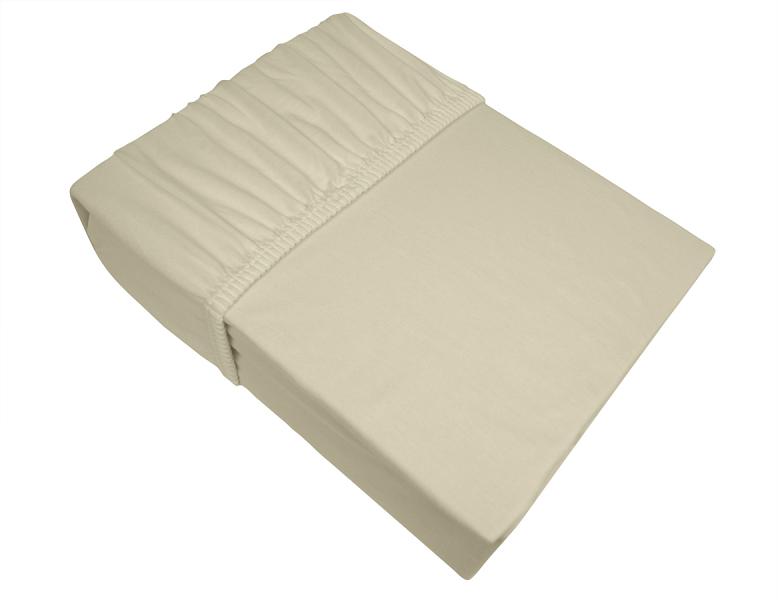 BW jersey prestieradlo 140x200 slonová kosť 049