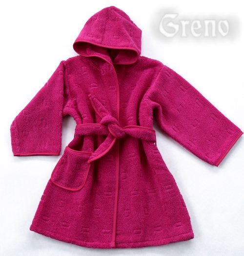 Dětský župan 8 let Fuksia