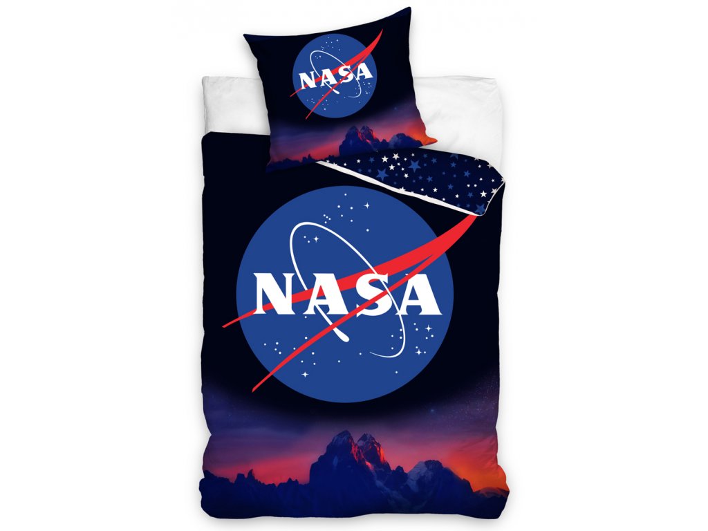 Detské návliečky 140x200 + 70x90 NASA polárna žiara