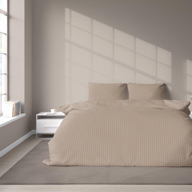 Damašková povlečení 140x200 Hnědá