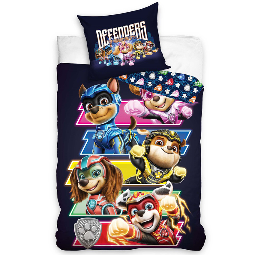 Detské návliečky 140x200 + 70x90 Paw Patrol Supertlapky
