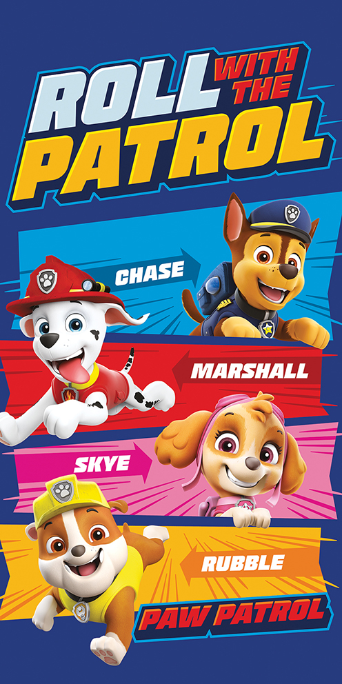 Gyerek fürdőlepedő 70x140 Paw Patrol Great Patrol