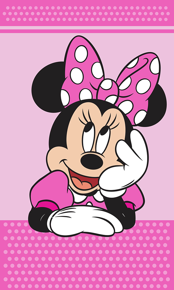 Gyerek törölköző 30x50 Minnie kívánó csillag