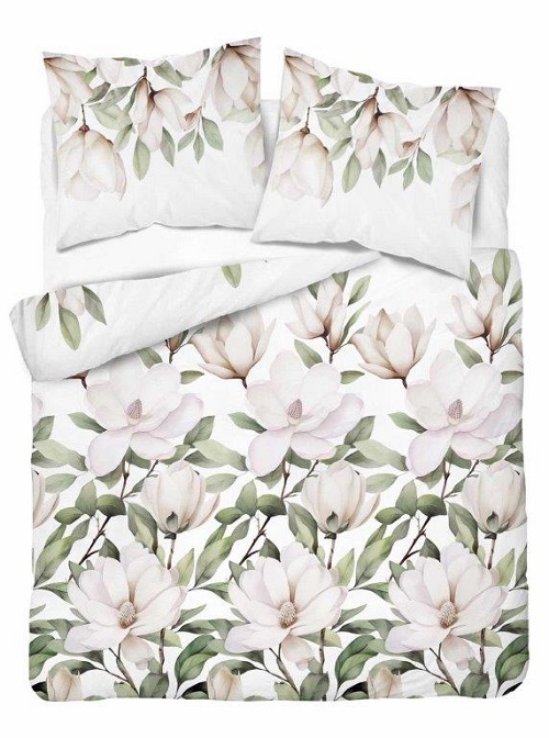 Bavlnená návliečka 140x200 Cream flowers