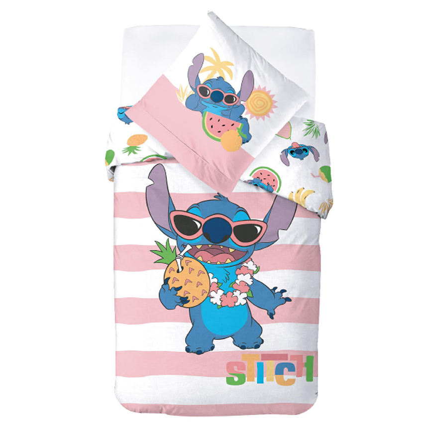 Detské návliečky 140x200 + 70x90 Lilo a Stitch Piňa Colada