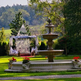 Another beautiful day for the wedding in our Palais-Kneissl #hochzeit #Steirmark