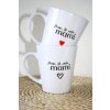 Hrníček latte: Mám tě ráda mami