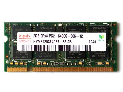 1123 hynix sodimm ddr2 2gb 800mhz cl6 hymp125s64cp8 s6 ab