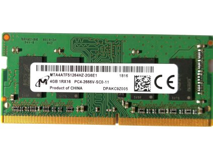 3794 1 micron sodimm ddr4 4gb 2666mhz cl19 mta4atf51264hz 2g6e1