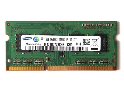2011 1 samsung 2gb ddr3 sodimm 1333mhz cl9 m471b5773chs ch9