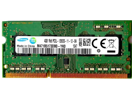 4151 1 samsung 4gb ddr3l sodimm 1600mhz cl11 m471b5173db0 yk0