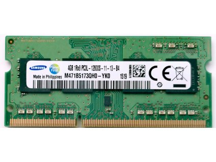 4160 1 samsung 4gb ddr3l sodimm 1600mhz cl11 m471b5173qh0 yk0 11 13 b4