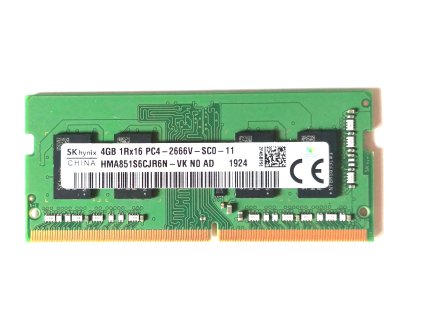 2332 1 sk hynix sodimm ddr4 4gb 2666mhz cl19 hma851s6cjr6n vk n0 ad