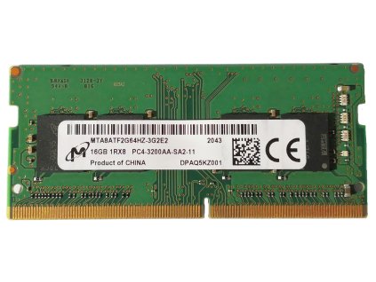 Micron DDR4 3200MHz 16GB SODIMM CL22 MTA8ATF2G64HZ-3G2E2
