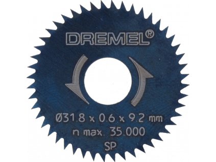 1618 dremel 546 pilovy kotouc na podelny i pricny rez 31 8 mm