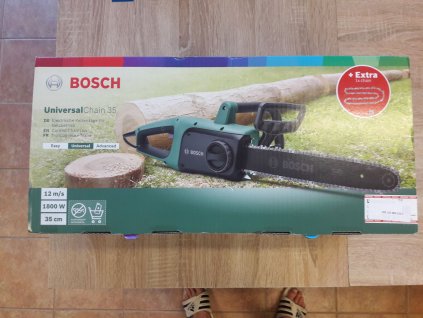 Řetězová pila Bosch UniversalChain 35 - poškozený obal + řetěz navíc