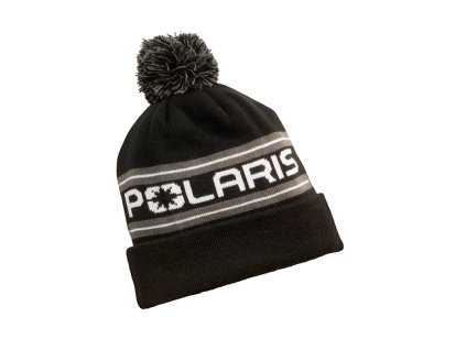 Pánská čepice s bambulí "SWITCHBACK" černá