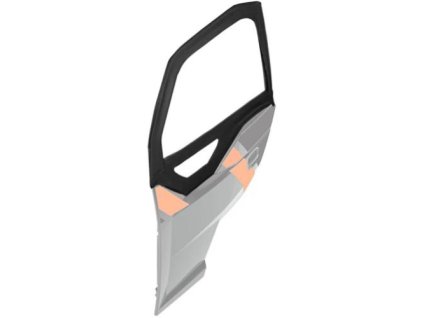 Horní dvířka, okno na zip - plátno