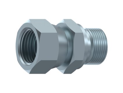 přímá spojka s maticí 1/2" BSPP