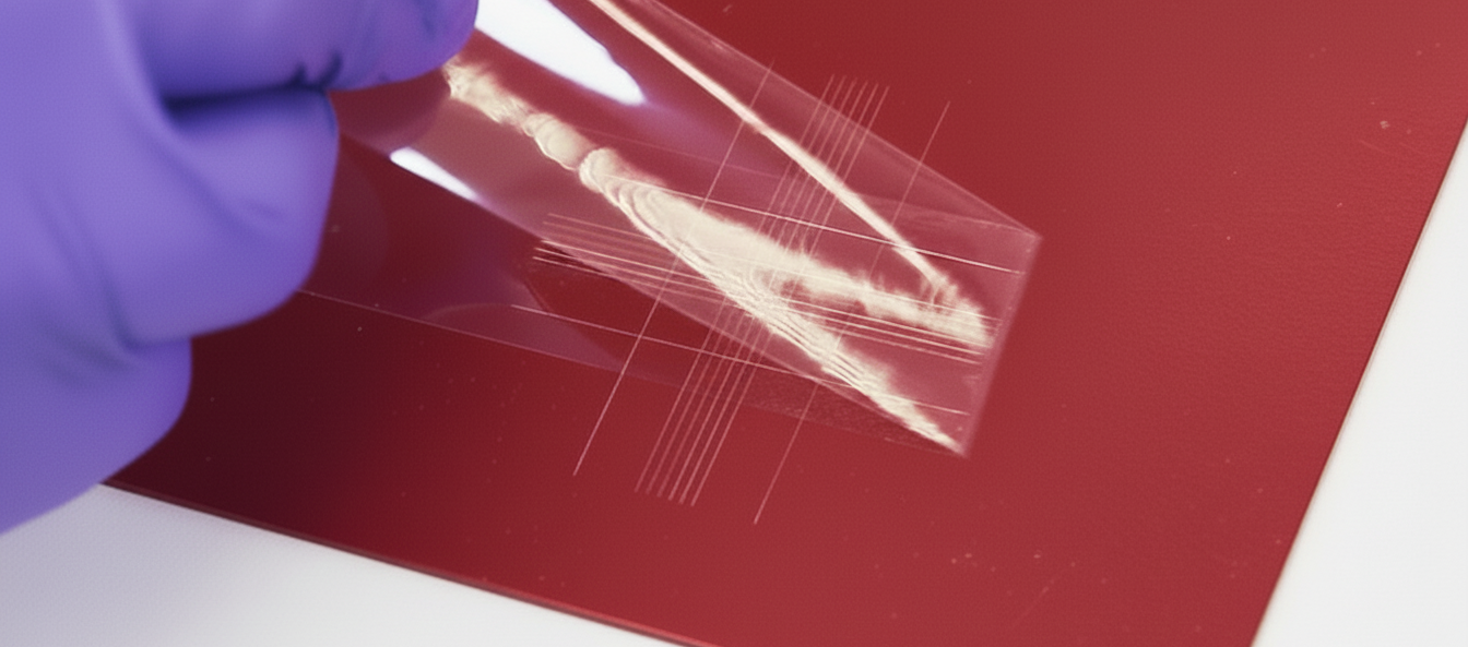 Mřížkový test přilnavosti barev