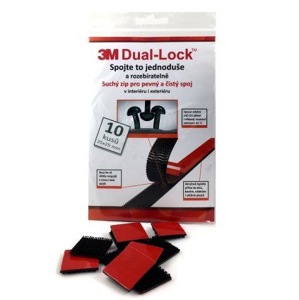 Dual lock sacek cerne lepidlo