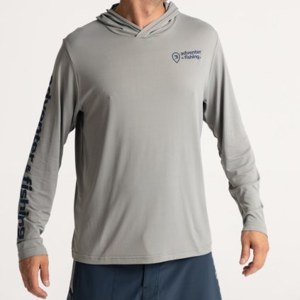 Adventer Funkční hoodie UV tričko Limestone