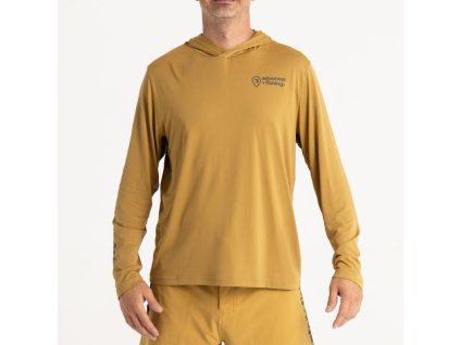 Adventer Funkční hoodie UV tričko Sand (Barva Sand, Velikost S)