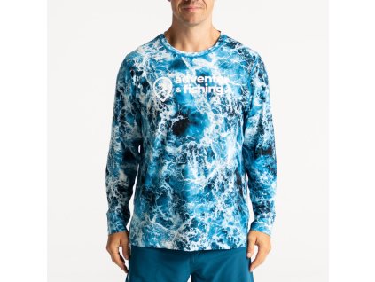 Adventer Funkční UV tričko Stormy Sea (Barva Stormy Sea, Velikost S)