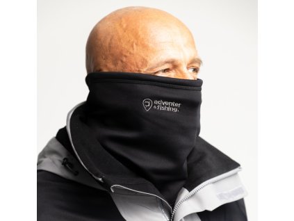 Adventer Funkční zateplený nákrčník Black (Barva Black)