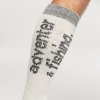 Adventer Funkční ponožky Merino Steel (Barva White, Velikost M (41-43))