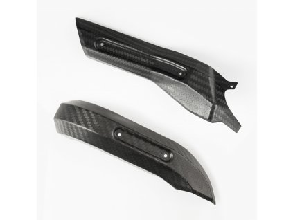 KTM 690 Enduro R Rally carbon middle and rear exhaust shields set 1