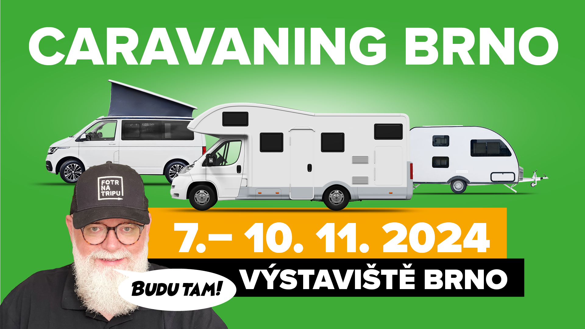 Pozvánka na veletrh Caravaning Brno 2024