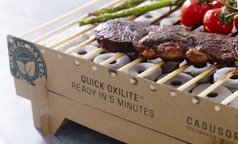 Cestovní ekologický jednorázový gril CasusGrill