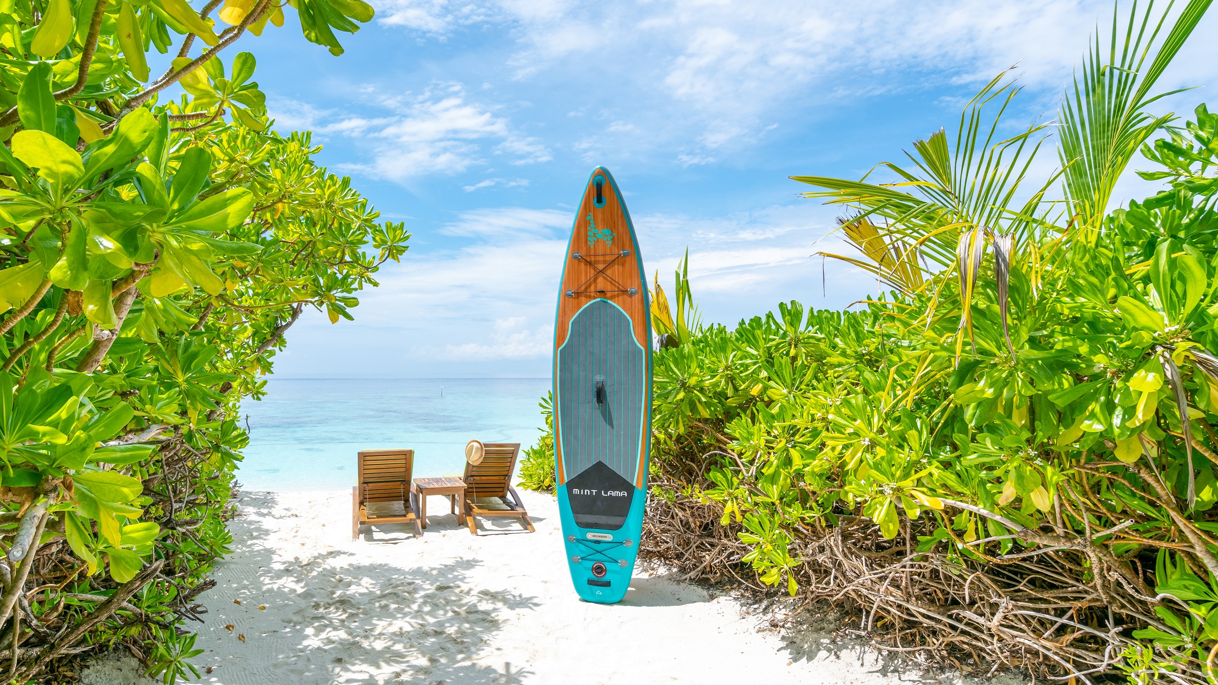 Paddleboardy Mint Lama