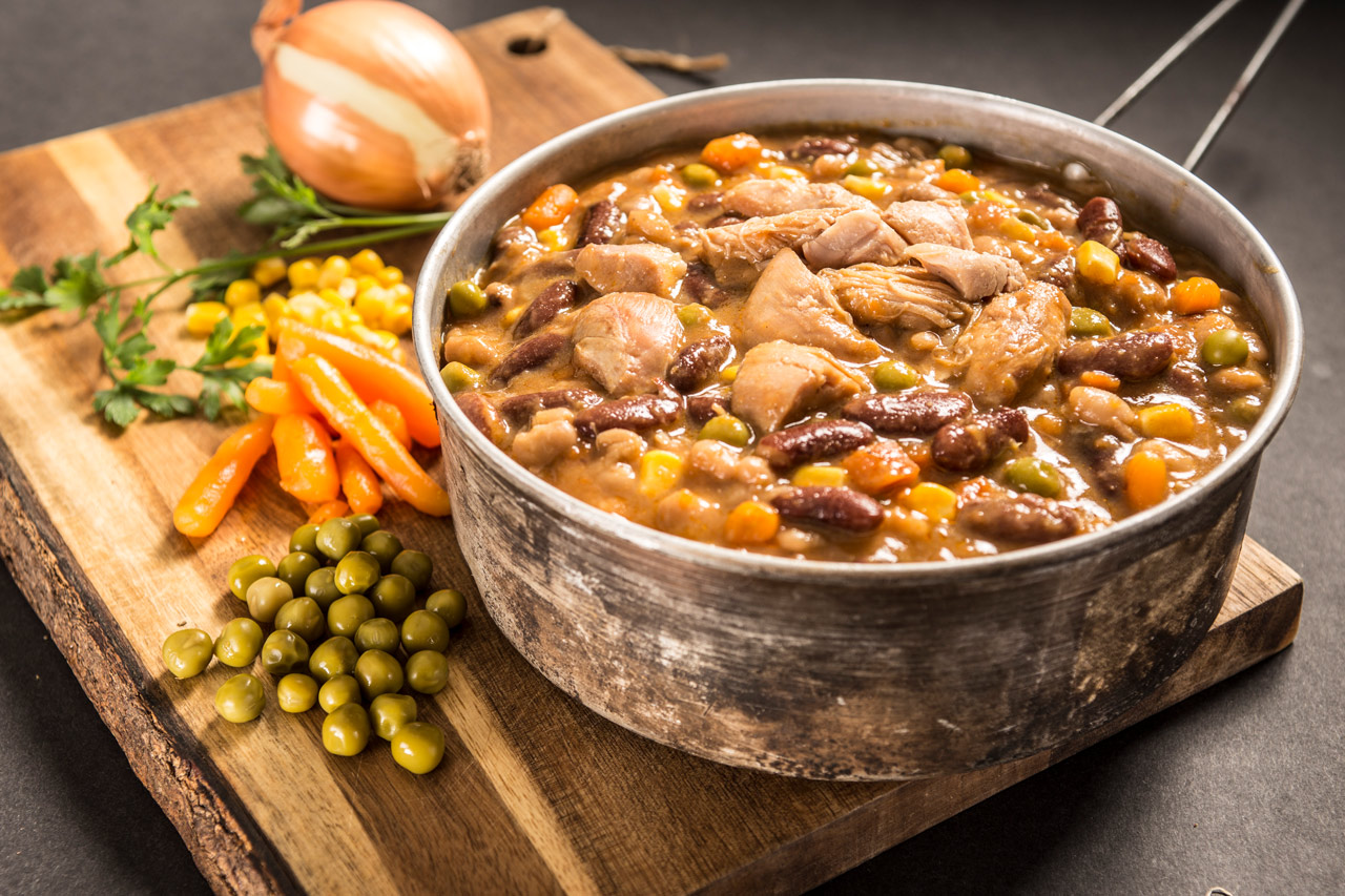 Chicken-with-beans