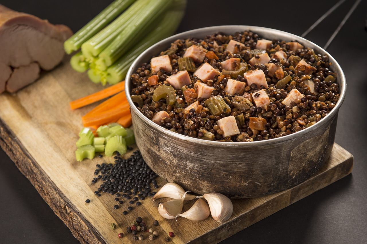 Farmer-ham-with-lentil-ragout