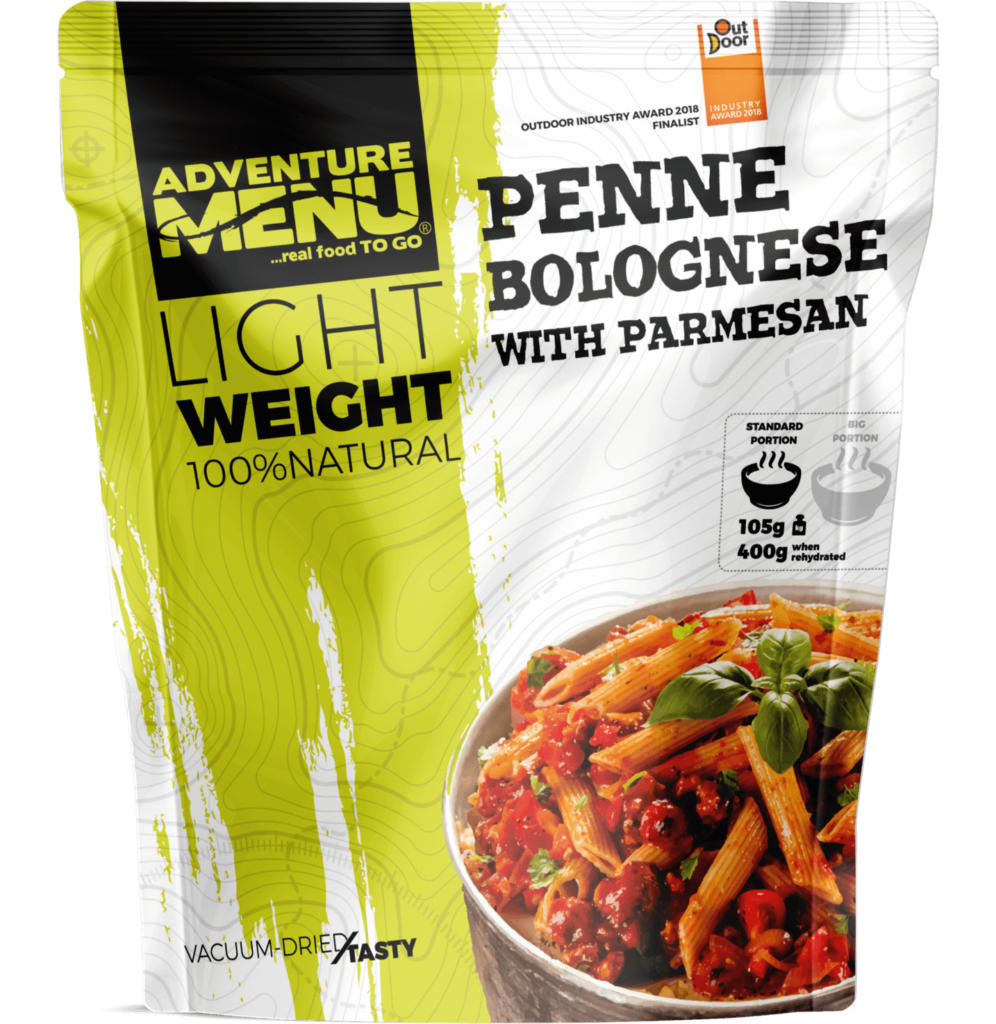 Penne s Boloňskou omáčkou a parmesánem