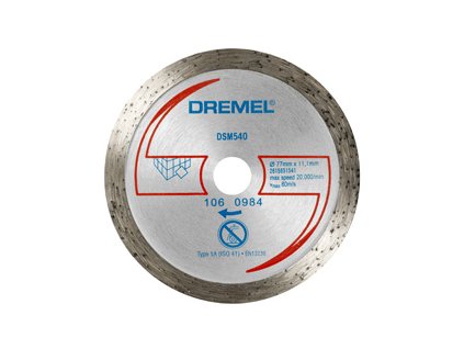 DREMEL DSM540 Diamantový řezný kotouč na dlaždice