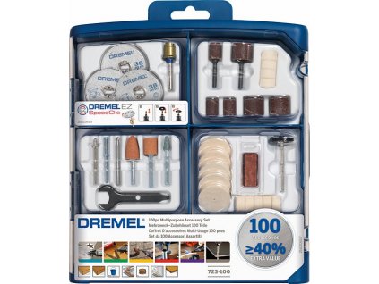 DREMEL 723 Sada 100 ks univerzálního příslušenství DREMEL