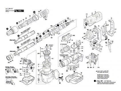 3611B640.011 Bosch GBH 5 40 DCE