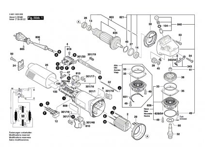 3601H200.001 Bosch GWS 8 125