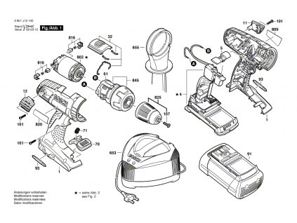 3601J121.001 Bosch GSR 36 V LI