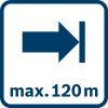 Bosch MT Icon Working Area max 120 m