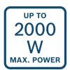 bosch icon max power upto2000W