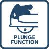 bosch icon plunge fuction