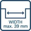 bosch icon cuttingwidth max 39mm