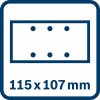 Bosch BI Icon Sandingplate 115x107mm