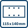 Bosch BI Icon Sandingplate 115x140mm