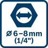 Bosch BI Icon Collet Diameter 6 8mm(1 4 ) (6)