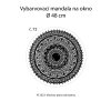 72 mandala 48cm